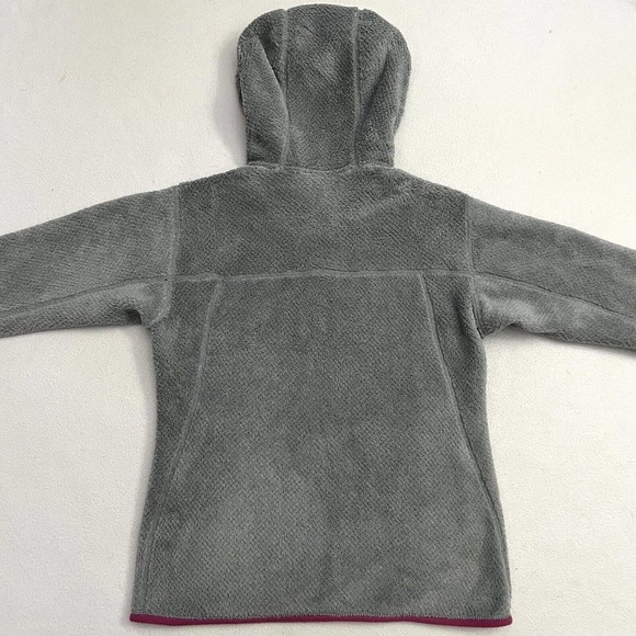 Patagonia Women Gray Pink Retool Hoody Snap T Fleece Jacket Pullover 25436 XS - Picture 9 of 9